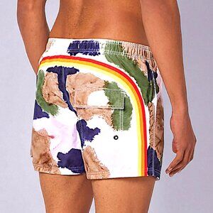 Sundek swim shorts with elastic waistband Goldenwave special editon Multicolor M